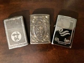 John Wayne Collectable Silver Zippo Lighters