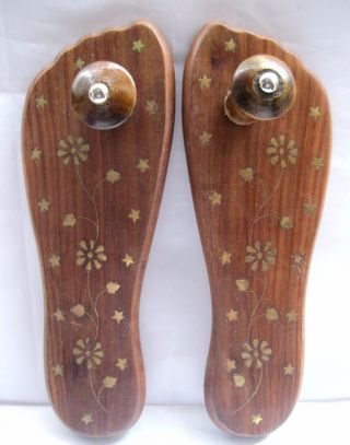 Traditional Handmade Wooden Footwear/sandal/khadau Made Of Single Wood India