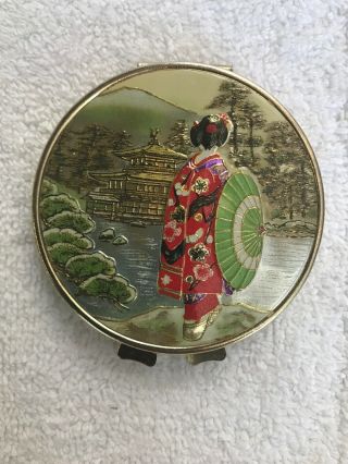 Two Vintage Very Unusual Make Up Compact And Mirror