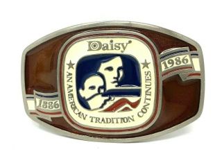 Daisy Bb Gun 100 Year Centennial Belt Buckle 1886 - 1986 Limited Rare American