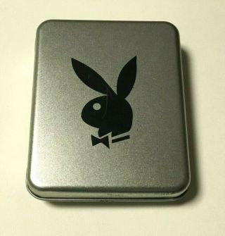 PLAYBOY BUNNY PLAYMATES SPECIAL LIMITED ED PLAYING CARD POKER DECK w/ TIN 2003 2