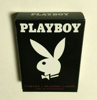 PLAYBOY BUNNY PLAYMATES SPECIAL LIMITED ED PLAYING CARD POKER DECK w/ TIN 2003 4