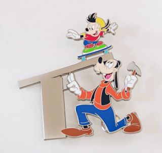Disney Pin Love Is An Adventure Goofy Max Letter T Limited Of 150 Loose