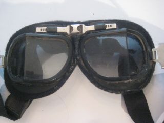 Vintage Style Motorcycle / Pilot Airplane Goggles