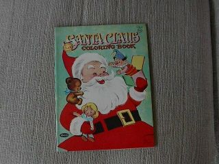 1957 Whitman Santa Claus Coloring Book 1304 - A
