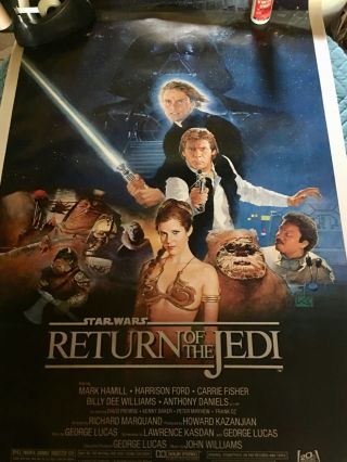 Star Wars Return Of The Jedi Movie Poster Style D 1 Sheet 1983