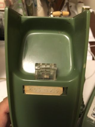 Vtg Western Electric Trimline Wall Phone Green Push Button ACI 1 - 76 Modified 4