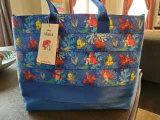 Nwt Disney Harveys Little Mermaid Medium Streamline Tote Seatbelt Bag