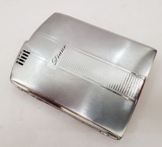 Art Deco Ronson,  Twenty Case Silver Case & Lighter