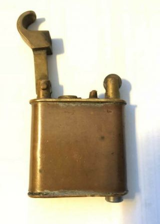 Vintage 1920s Planet Brass Lift Arm Lighter