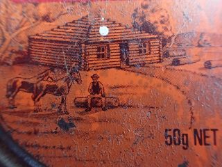 LOG CABIN TOBACCO TIN 50G VINTAGE WITH TRACKING 4
