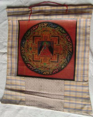 Tibetan Thangka Painting Buddhism Wheel Of Life On Cloth Handmade Wall Decor Art