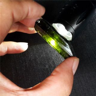RARE 19 g Natural Green Tourmaline crystals Rough Stone Specimen A77 3