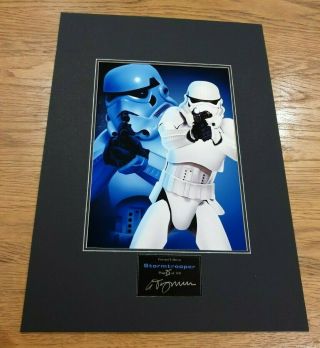 Limited Edition Star Wars Stormtrooper Print 35 Of 100 99p Start &