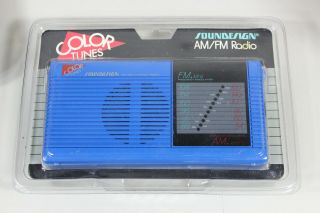 Soundesign Color Tunes Portable Stereo Am Fm Radio 2 Band (a)