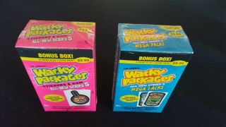Topps Wacky Packages Ans5 And Ans6 Bonus Box -