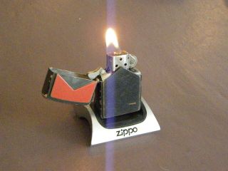 Zippo Marlboro Red Roof Red Top Great User Fully Functional