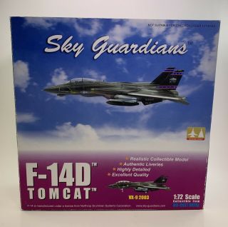 Sky Guardians F - 14d Tomcat Vx - 9 2003 1/72 Scale Die - Cast -