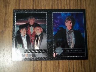 Doctor Who Cornerstone Series 4 Rare E1,  E2 Tribute Trading Cards Uncut Pair