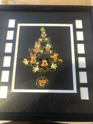 Disney Pins Framed Set Disneyana Convention 1998 Le In The Box