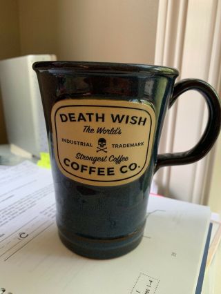 Death Wish Coffee Mug.  Limited Edition