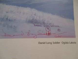 Guiding Spirit Daniel Long Soldier Oglala Lakota Signed Print 4