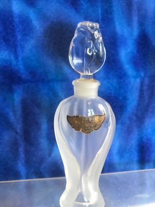 Vintage Guerlain Ode Perfume Bottle Rose Stopper France 3
