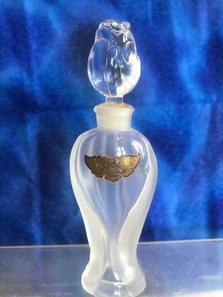 Vintage Guerlain Ode Perfume Bottle Rose Stopper France 5