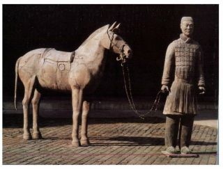 (ed 7) China Unesco - Terracotta Crossbowman Warriors / Cavalry Horse (2)