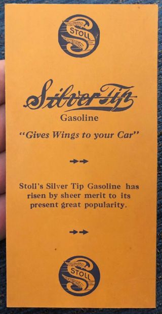 Silvertip Gasoline Calendar / Ruler 1933