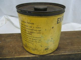 Antique VINTAGE EIGHT BROTHERS LONG CUT TOBACCO TIN 2