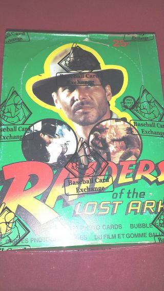 1981 Opc Indiana Jones Raiders Of The Lost Ark Wax Box - Bbce