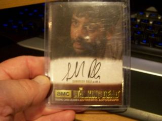 Walking Dead Season 4 Gold 25 Made Autograph Auto Sunkrish Bala Dr S