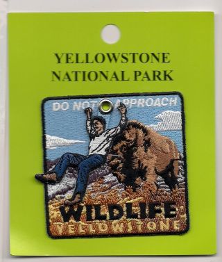 Official Yellowstone National Park Souvenir Moveable Patch