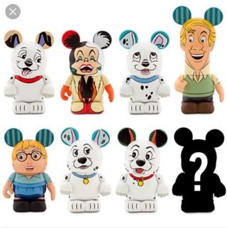 Disney 101 Dalmatians Vinylmations Complete Set With Chaser
