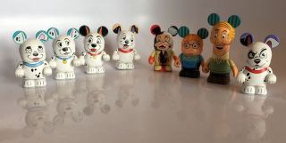 Disney 101 Dalmatians Vinylmations Complete Set with CHASER 2