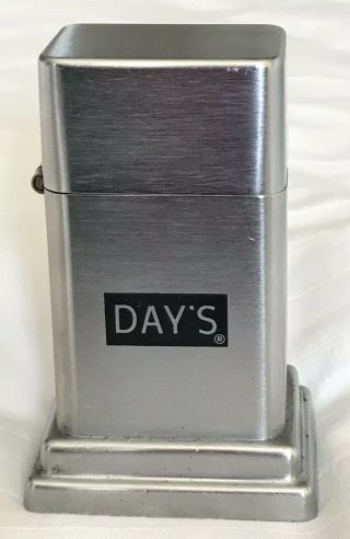 Vintage 1950/60s Barcroft Zippo “day’s” Table Lighter