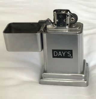 Vintage 1950/60s Barcroft Zippo “Day’S” Table Lighter 2