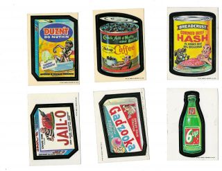1973 Topps Wacky Packages 1st Series Near Complete Set 18/30 Wb Vg