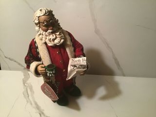 Clothtique Possible Dreams Santa Claus December 26 American Artist Robe Slippers