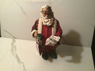 CLOTHTIQUE POSSIBLE DREAMS SANTA CLAUS DECEMBER 26 AMERICAN ARTIST ROBE SLIPPERS 2