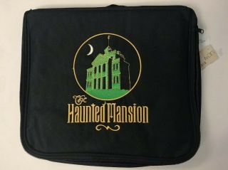 Disney Wdi Imagineering Haunted Mansion Pin Trading Embroidered Large Pin Bag