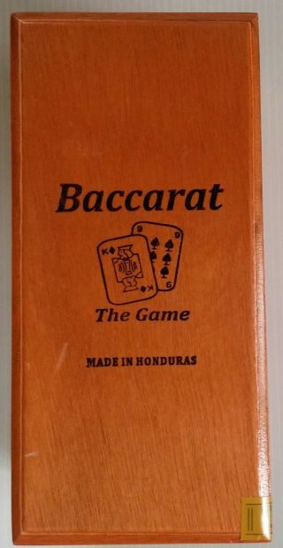 Solid Wood Empty Cigar Box - King Baccarat Havana Selection