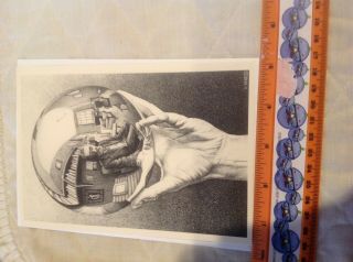 M.  C.  Escher Note Card Hand With Reflecting Sphere 1935 Pomegranate Blank