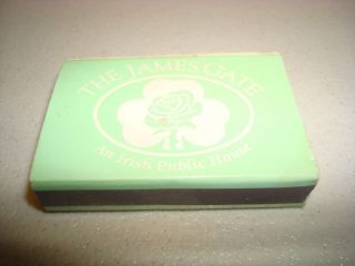Rare Vintage Match Box The James Gate Irish Pub St Louis Mo Usa