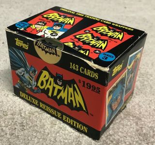 Topps Batman Deluxe Reissue Edition 143 Trading Cards 1989