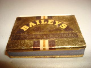 Rare Vintage Match Box Baileys Irish Cream Liqueur Usa