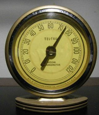 Vintage Tel - Tru Room Thermometer,  By Germanow - Simon Co.  Rochester Ny