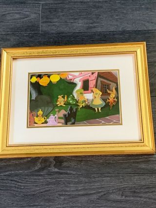 Disney’s Alice In Wonderland 50th Anniversary Framed 6 Pin Set Le 3000