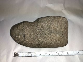Native American Stone Axe Head With Groove